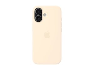 Apple iPhone 17 Silicone Case with MagSafe – Vanilla Apple