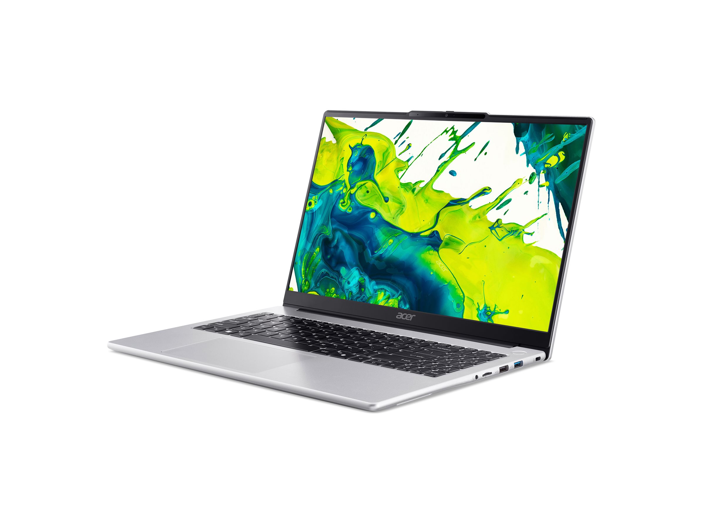 Acer Aspire Lite 15 AL15-44P Light silver 15.6 " FHD 1920 x 1080 pixels AMD Ryzen 5 7430U 8 GB DDR4 SDRAM Solid-state drive capacity 512 GB AMD Radeon Graphics Windows 11 Home Keyboard language US International Warranty 24 month(s) - Pilt 2