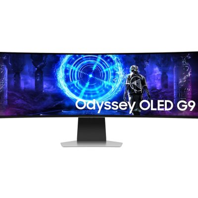 Samsung LS49DG950SUXEN Odyssey G9 G95SD 49 " OLED DQHD 32:9 240 Hz 5120 x 1440 pixels 250 cd/m² HDMI ports quantity 1 Silver