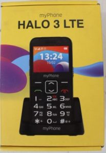 SALE OUT. myPhone HALO 3 LTE (Black) Single SIM 2.31" IPS 240x320/128MB/64MB RAM/SD Card/4G LTE myPhone HALO 3 LTE Black 2.4 " IPS 48 MB 128 MB Dual SIM Nano SIM Bluetooth 2.1 USB version Type-C Built-in camera Main camera resolution 0.3 MP 1400 mAh Warranty 24 month(s) DAMAGED PACKAGING