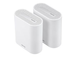 Asus Wifi 6 802.11ax Tri-band Business Mesh System EBM68 (2-Pack) 802.11ax 4804 Mbit/s 10/100/1000 Mbit/s Ethernet LAN (RJ-45) ports 3 Mesh Support Yes MU-MiMO No No mobile broadband Antenna type Internal 1