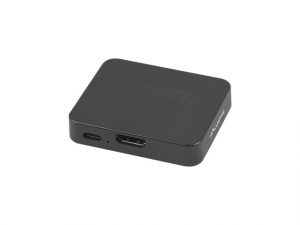 Lanberg Splitter video HDMI to 2X HDMI 4K, USB-C Port, Black SPV-HDMI-1002
