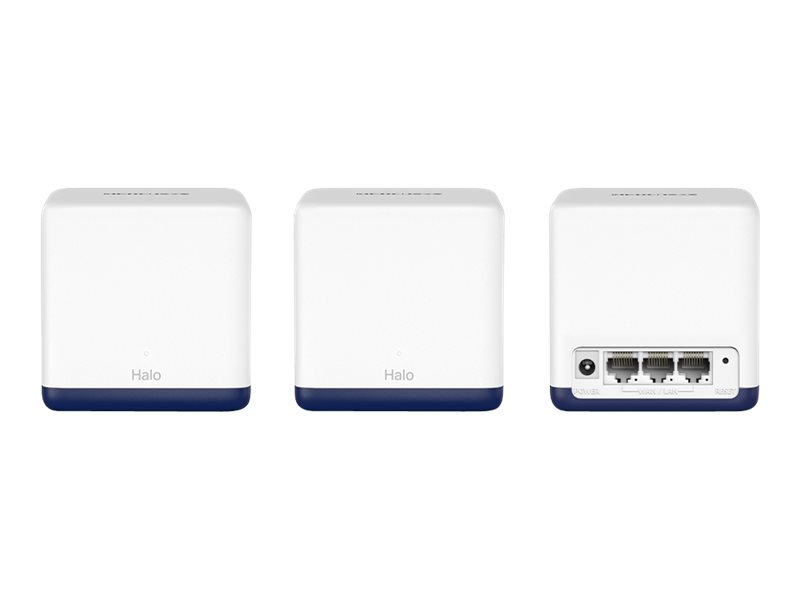 Mercusys AC1900 Whole Home Mesh Wi-Fi System Halo H50G (3-Pack) 802.11ac 1300+600 Mbit/s Ethernet LAN (RJ-45) ports 3 Mesh Support Yes MU-MiMO Yes No mobile broadband - Pilt 2