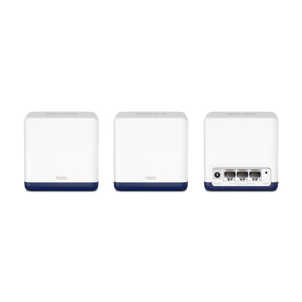 Mercusys AC1900 Whole Home Mesh Wi-Fi System Halo H50G (3-Pack) 802.11ac 1300+600 Mbit/s Ethernet LAN (RJ-45) ports 3 Mesh Support Yes MU-MiMO Yes No mobile broadband - Pilt 3
