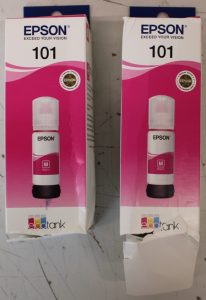 SALE OUT. Epson 101 EcoTank MA Ink Bottle SALE OUT. Epson 101 EcoTank MA Ink Bottle Magenta DAMAGED PACKAGING