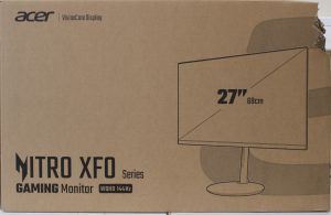 SALE OUT. Acer Nitro XF27Q Ergo 27 " IPS QHD 144 Hz 1 ms 250 cd/m² HDMI ports quantity 2 Warranty 24 month(s) DAMAGED PACKAGING