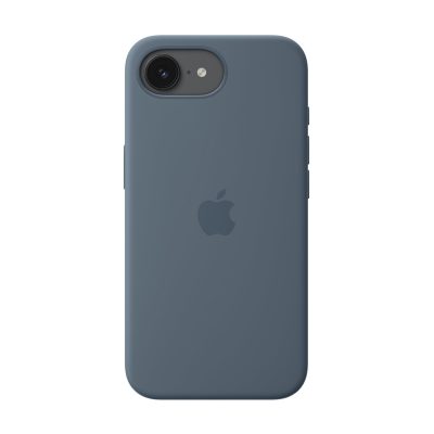 Apple iPhone 17e Silicone Case with MagSafe – Anchor Blue Apple