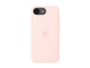 Apple iPhone 17e Silicone Case with MagSafe – Soft Pink Apple