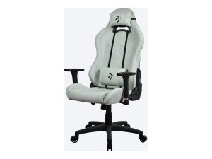 Arozzi Torretta SoftFabric Gaming Chair Frame material: Metal; Wheel base: Nylon; Upholstery: Soft Fabric Pearl Green