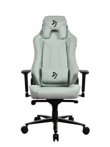 Arozzi Vernazza SoftFabric Arozzi Gaming Chair Frame material: Metal; Wheel base: Aluminium; Upholstery: Soft Fabric Pearl Green