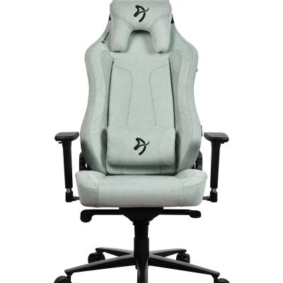 Arozzi Vernazza SoftFabric Arozzi Gaming Chair Frame material: Metal; Wheel base: Aluminium; Upholstery: Soft Fabric Pearl Green