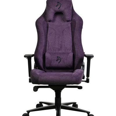 Arozzi Vernazza SoftFabric Arozzi Gaming Chair Frame material: Metal; Wheel base: Aluminium; Upholstery: Soft Fabric Purple
