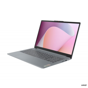 Lenovo IdeaPad Slim 3 15AMN8 AMD Arctic Grey 15.6 " IPS FHD 1920 x 1080 pixels Anti-glare AMD Ryzen 5 40 8 GB Soldered LPDDR5 Solid-state drive capacity 512 GB AMD Radeon 610M Graphics Windows 11 Home 802.11ax Bluetooth version 5.2 Keyboard language English Warranty 24 month(s) Battery warranty 12 month(s)
