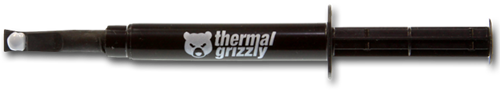 Thermal Grizzly Thermal grease "Aeronaut" 1.5ml/3.8g Thermal Conductivity: 8,5 W/mk; Thermal Resistance: 0,0129 K/W; Electrical Conductivity*: 0 pS/m; Viscosity: 110-160 Pas; Temperature: -150 °C / +200 °C;