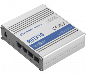 Teltonika Industrial Router RUTX10 802.11ac 867 Mbit/s 10/100/1000 Mbit/s Ethernet LAN (RJ-45) ports 4 Mesh Support No MU-MiMO No No mobile broadband 1 24 month(s)