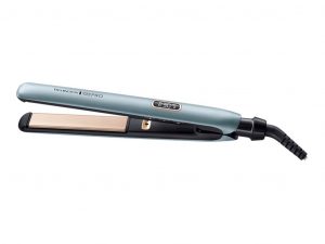 Remington Hair Straitghtener S9300 Shine Therapy Pro Warranty 24 month(s) Ceramic heating system Ionic function Display Digital Temperature (min) °C Temperature (max) 230 °C Number of heating levels Blue