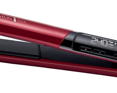 Remington Silk Hair Straightener S9600 Warranty 24 month(s) Ceramic heating system Display Digital Temperature (min) 150 °C Temperature (max) 240 °C Red