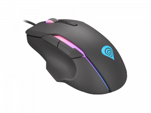 GENESIS Xenon 220 Gaming Mouse, 500 - 6400DPI, Wired, Black Genesis
