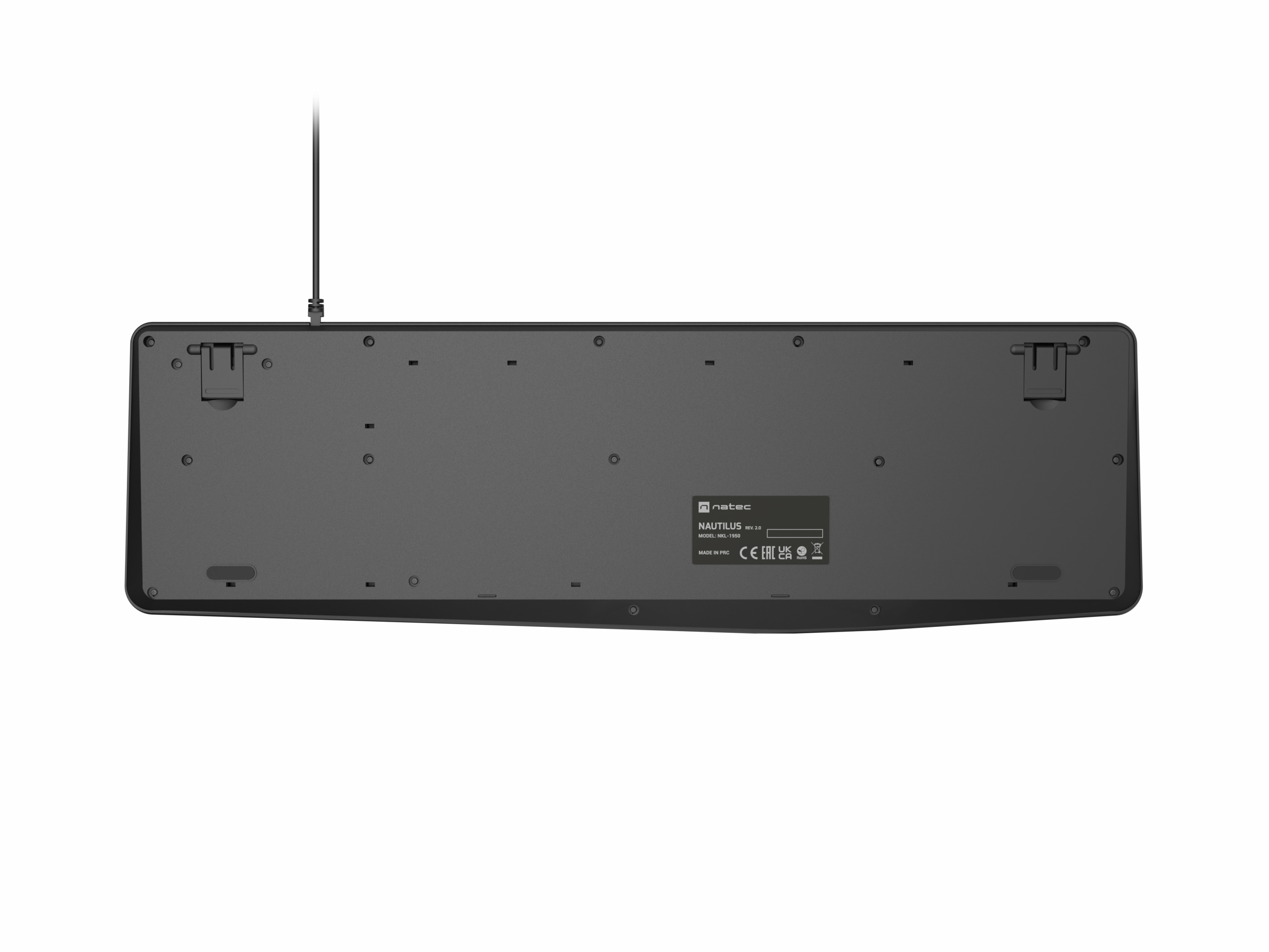 Natec Keyboard Nautilus NKL-1950 Wired US Black - Image 5