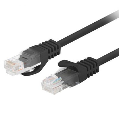 Lanberg Patchcord CAT.5E UTP Fluke Passed PCU5-10CC-0025-BK 0.25 m Black