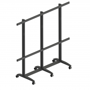 EDBAK Floor stand TRV400.006 Videoconferencing trolley for Samsung Height adjustment 130 " Maximum weight (capacity) 200 kg Black