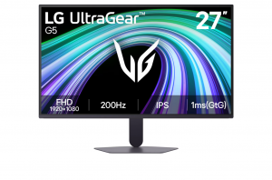 LG 27G523B-B UltraGear G5 27 " IPS FHD 16:9 200 Hz 1 ms 27 pixels 300 cd/m² HDMI ports quantity 2