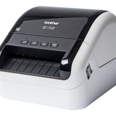 Brother QL-1100C Thermal Label Printer Glossy Black/White