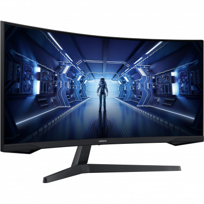 Samsung Curved Monitor LC34G55TWWPXEN 34 " VA UWQHD 21:9 165 Hz 1 ms 3440 x 1440 250 cd/m² HDMI ports quantity 1 Black Warranty 24 month(s)