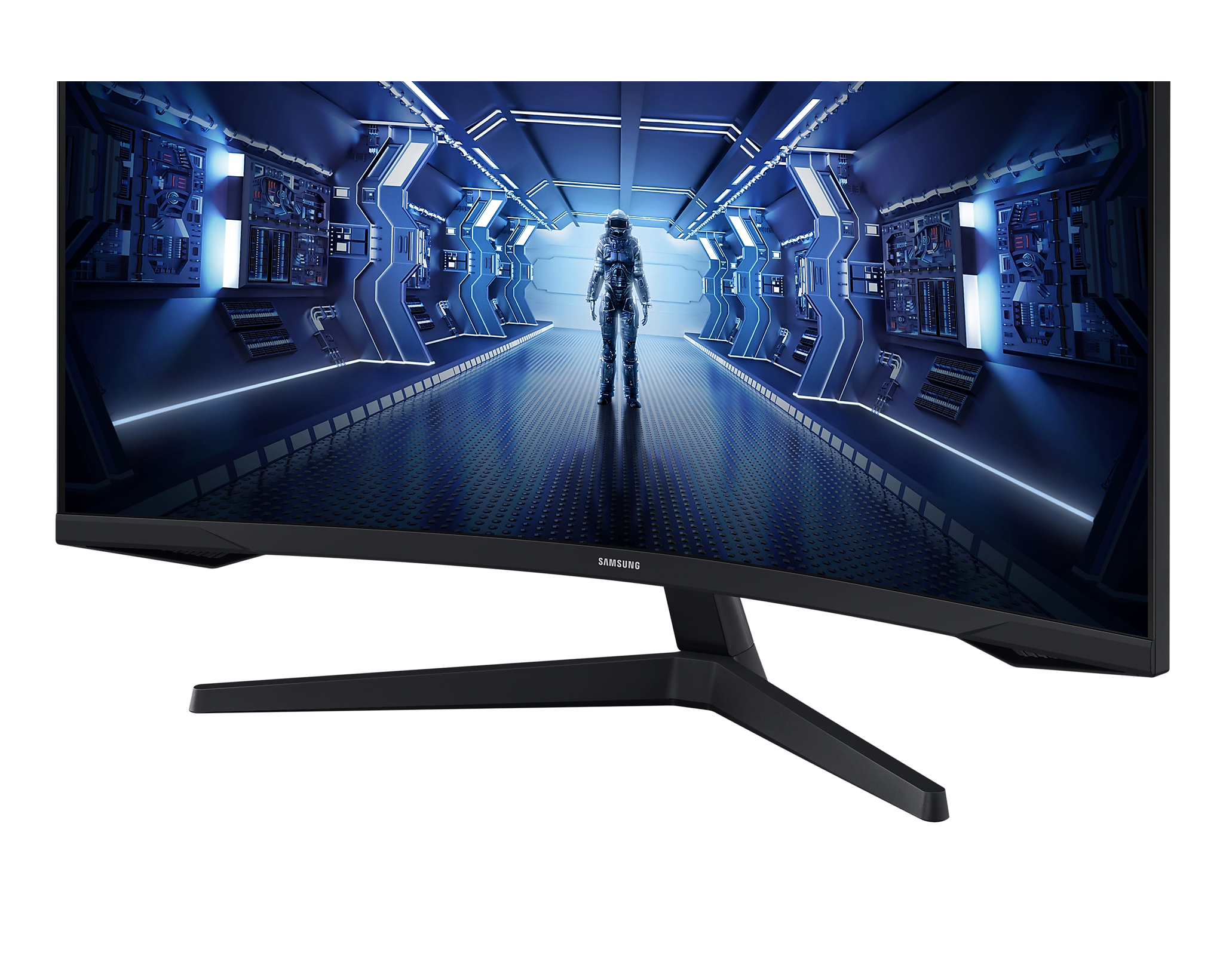 Samsung Curved Monitor LC34G55TWWPXEN 34 " VA UWQHD 21:9 165 Hz 1 ms 3440 x 1440 250 cd/m² HDMI ports quantity 1 Black Warranty 24 month(s) - Image 5