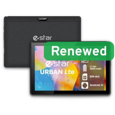 ESTAR Renewed Grade A 10.1 URBAN Tablet 4GB Black 64 GB Android
