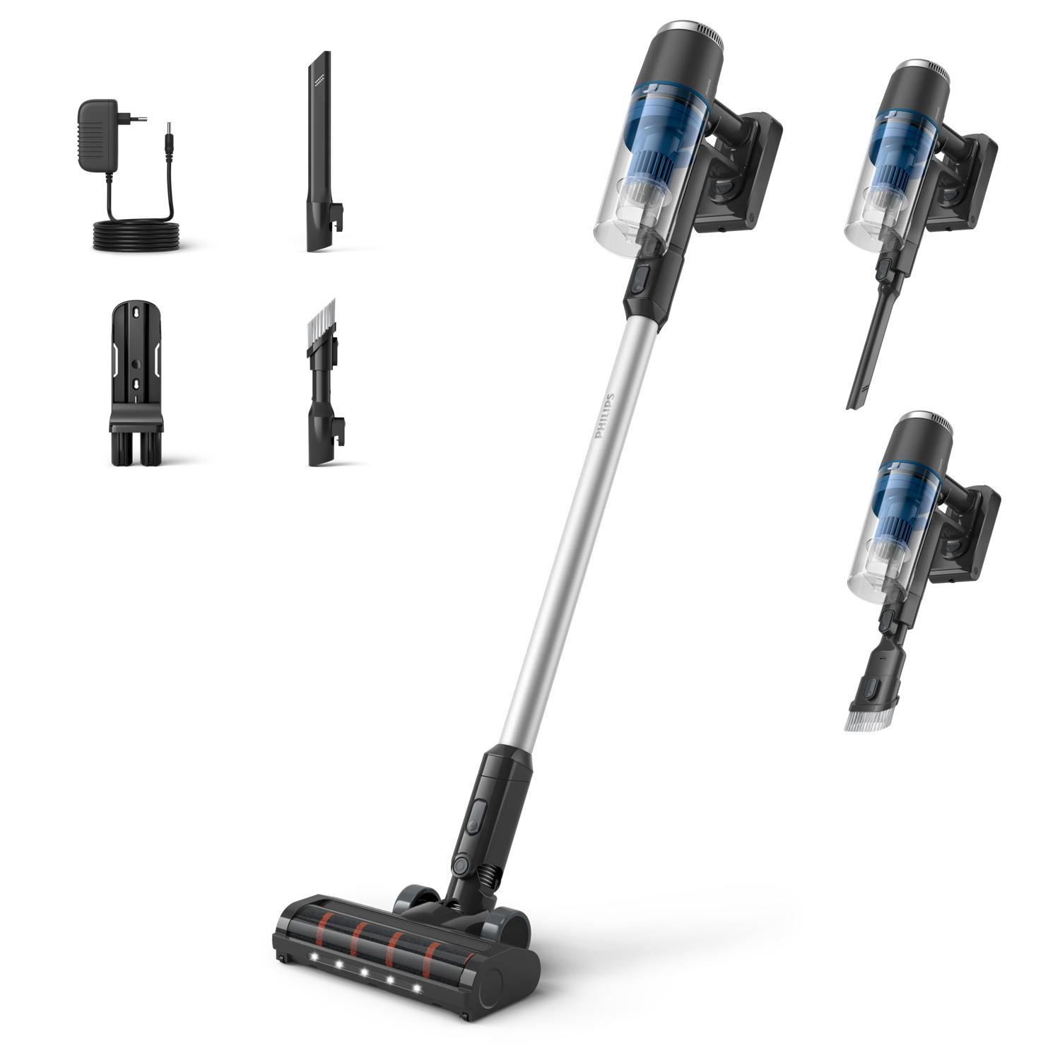 Vacuum Cleaner PHILIPS XC3032/01 Dry Stick vacuum Blue Bagless Battery