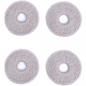 Ecovacs Washable Improved Mopping Pads for OZMO Turbo Mopping Systems of X1 OMNI/X1 TURBO/T10 TURBO/ T20 OMNI/X2 OMNI D-WP04-0012 4 pc(s)