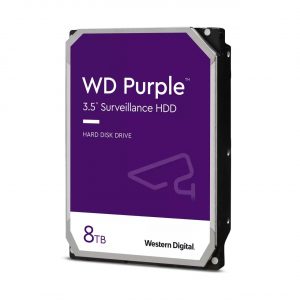 HDD WESTERN DIGITAL Purple 8TB SATA 3.0 256 MB 5640 rpm 3,5" WD85PURZ