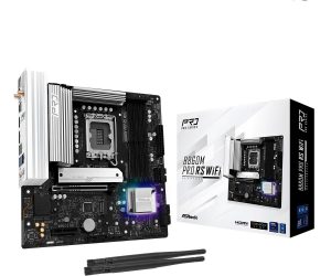Mainboard ASROCK Intel B860 LGA 1851 (Socket V1) micro ATX RAM DDR5-SDRAM 4xSlots Wi-Fi Yes Bluetooth Yes 3xNumber of M.2 (M) slots B860MPRORSWIFI