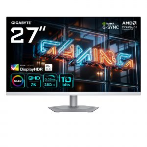 Monitor GIGABYTE 27 " 2560 x 1440 pixels Quad HD Native aspect ratio 16:9 QD-OLED Flat MO27Q2AICEEK