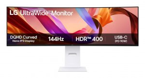 LCD Monitor LG 49 " 5120 x 1440 pixels Dual QHD Native aspect ratio 32:9 LED Curved 49U950A-W