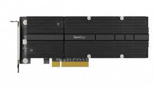 Synology M2D20 Dual-slot M.2 NCMe PCIe SSD adapter card for cashe acceleration GT/s PCIe 3.0 x8