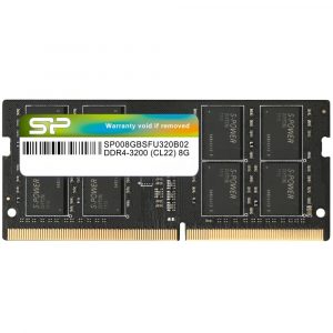 Silicon Power SP008GBSFU320X02 8 GB DDR4 3200 MHz Notebook Registered No ECC No