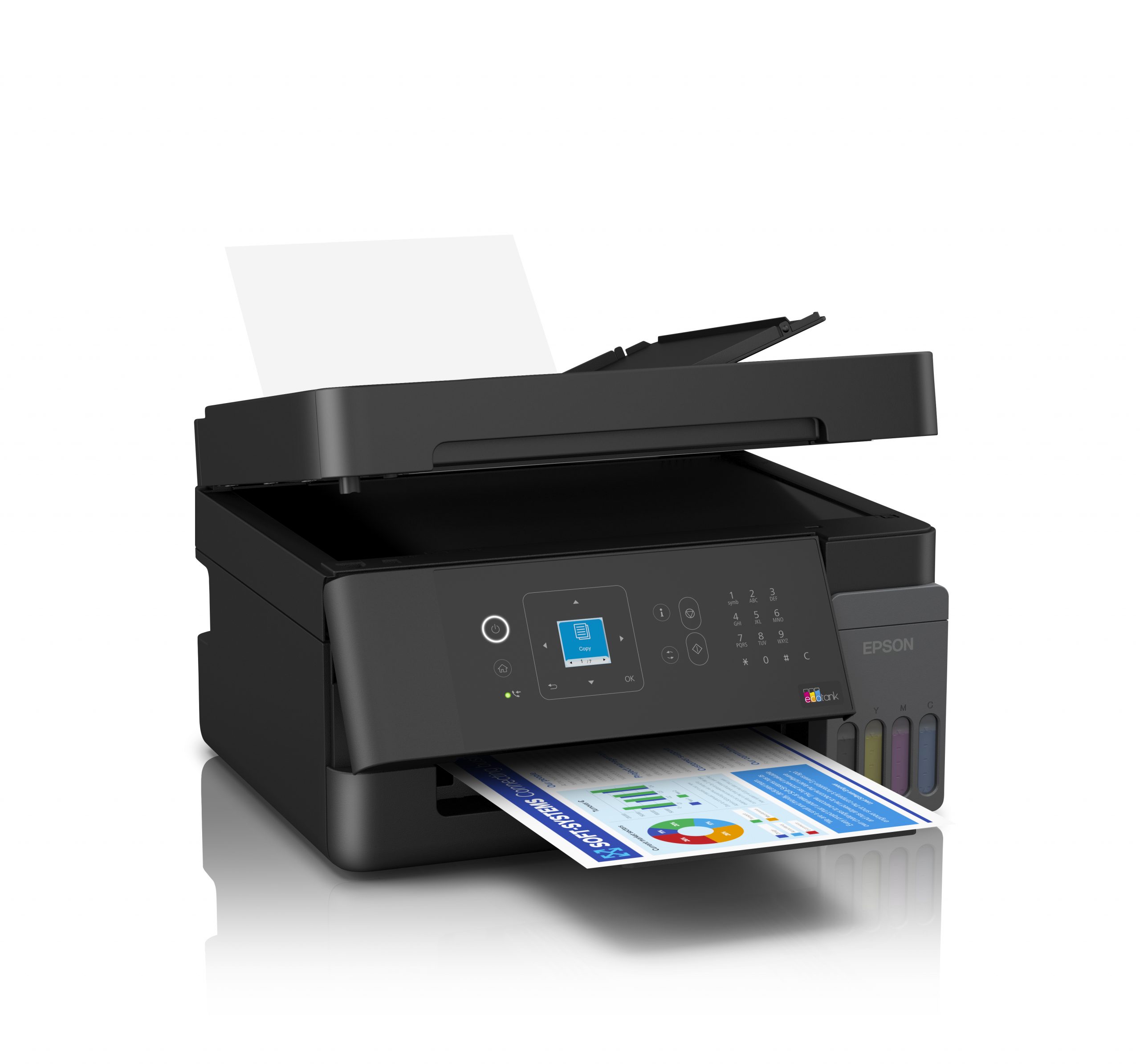 Epson EcoTank L5390 Inkjet Colour Multifuction Printer A4 Wi-Fi Black - Image 5