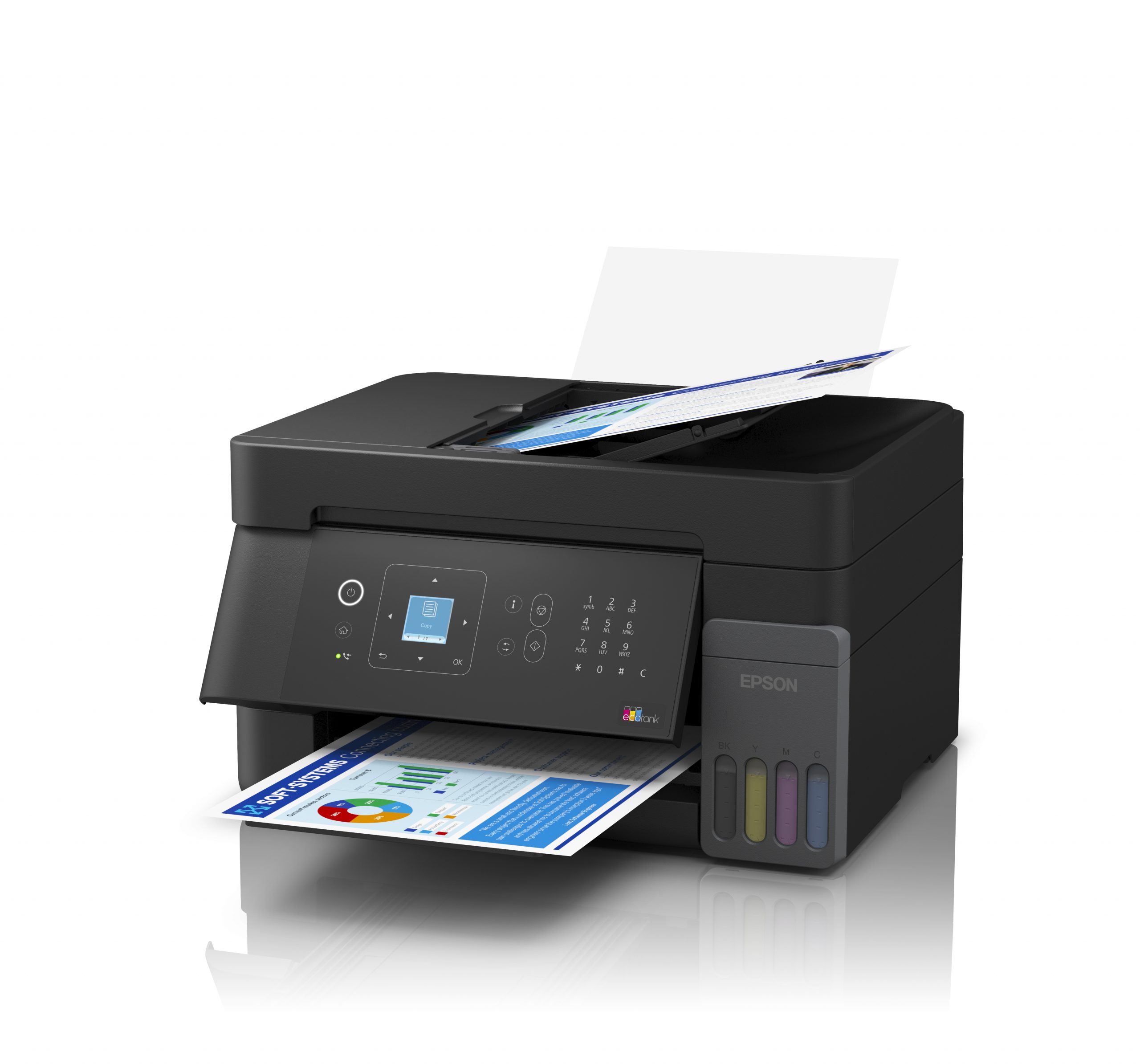 Epson EcoTank L5390 Inkjet Colour Multifuction Printer A4 Wi-Fi Black - Image 6