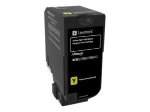Lexmark Genuine High Capacity Yellow Return Programme 84C2HY0 Toner Cartridge Lexmark Yellow