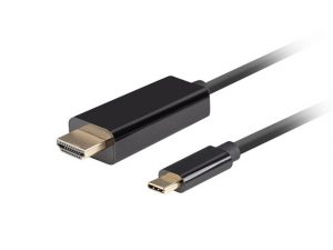 Lanberg USB-C to HDMI Cable, 1.8 m 4K/60Hz, Black Lanberg USB-C to HDMI Cable CA-CMHD-10CU-0018-BK Black 1.8 m