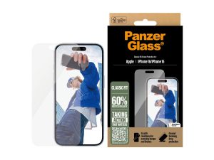 PanzerGlass SP iPhone 15/16 Classic Fit PanzerGlass