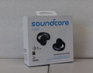 SALE OUT. Anker Soundcore AeroClip Open-Ears, Black SALE OUT. Anker Soundcore Open-Ear Clip-On Earbuds with Adaptive Comfort AeroClip DEMO