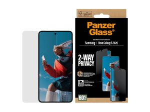 PanzerGlass 2-Way Privacy Screen Protector Samsung New Galaxy S26 Ultra-Wide Fit w. EasyAligner PanzerGlass