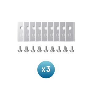 Anker Eufy Replacement Blade Set: 3x (9 Lawn Mower Blades and 9 Screws) Compatible E15/E18