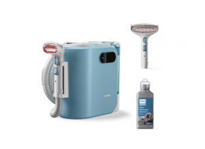 Philips Stain removal machine XW3193/11 3000 Series Corded operating Washing function Operating radius 6.5 m 400 W 220-240 V Silky white/Blue