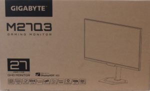 SALE OUT. Gigabyte Gaming Monitor 27" M27Q3 EK SALE OUT. Gigabyte M27Q3 EK 27 " IPS QHD 300 Hz 1 ms 2560 x 1440 pixels 400 cd/m² HDMI ports quantity 2 Warranty 36 month(s) DAMAGED INNER PACKAGING, DEMO