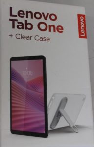 SALE OUT. Lenovo Tab One 8.7 HD Touch MediaTek Helio G85/4GB/64GB/Arm Mali-G52/Android 14/Grey/2Y Warranty SALE OUT. Lenovo Tab One Wi-Fi (without power adapter) ZAF00254SE 8.7 " Luna Grey IPS 1340 x 800 pixels MediaTek Helio G85 4 GB Soldered LPDDR4x 64 GB Wi-Fi Front camera 2 MP Rear camera 8 MP Bluetooth 5.3 Android 14 or Later Warranty 24 month(s) Clear Case, USB-A to USB-C cable, Manual DEMO