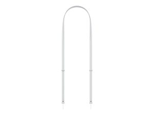Apple Crossbody Strap - Light Gray Apple